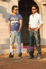 Irrfan Khan, Rannvijay Singh of the sets of MTV Roadies in Andheri on 23rd March 2010 (4).JPG